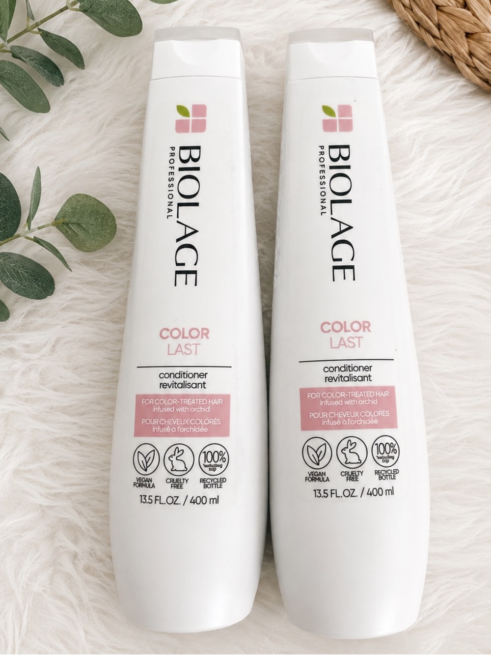 NEW! Biolage Color Last Conditioner 2-Pack Bundle 13.5 oz x 2 Color Treated Hair